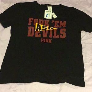 PINK Victoria's Secret Tops - ASU Pink Tee shirt PINK Victoria's Secret Tops - ASU Pink Tee shirt